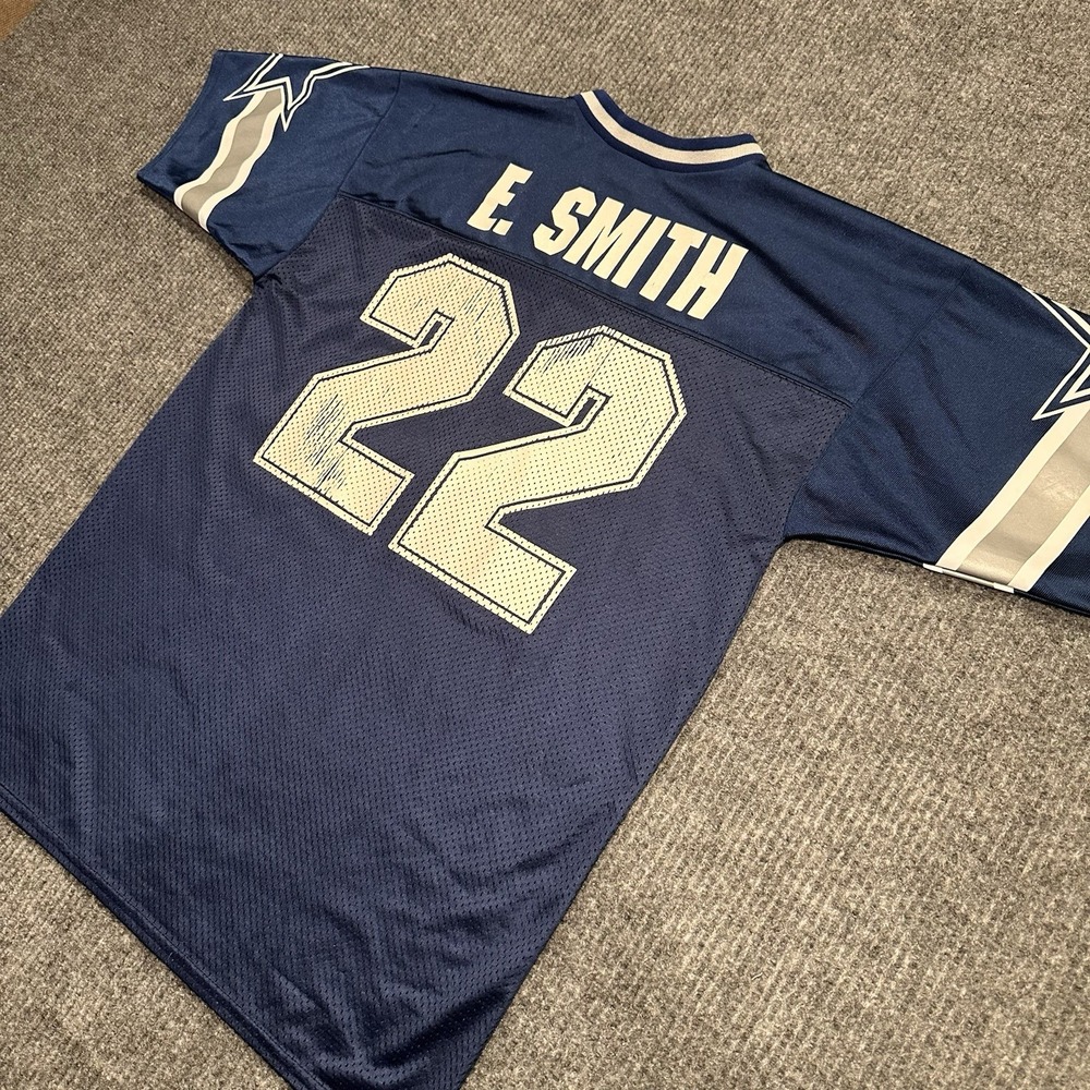 Vintage Dallas Cowboys Emmitt Smith #22‎ Jersey Youth XL Logo Athletic